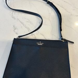Kate Spade Black Saffiano Leather Shoulder Bag